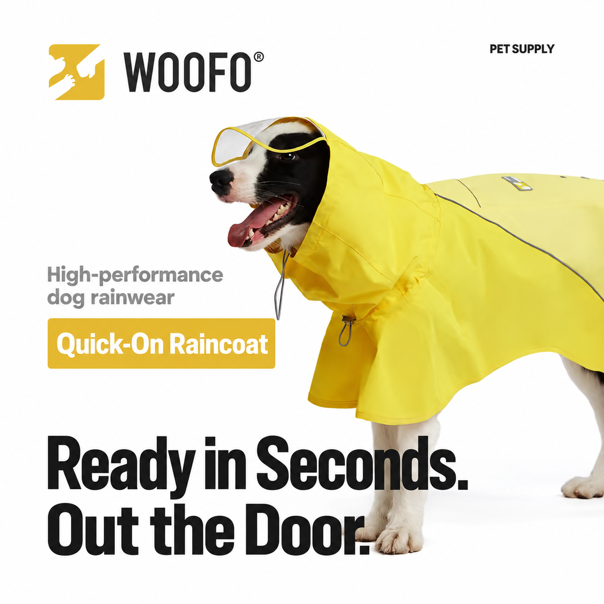 WOOFO Slip-on Rain Poncho
