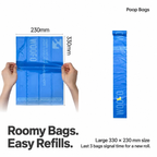 WOOFO Unscented Dog Poop Bags – 270 Bags