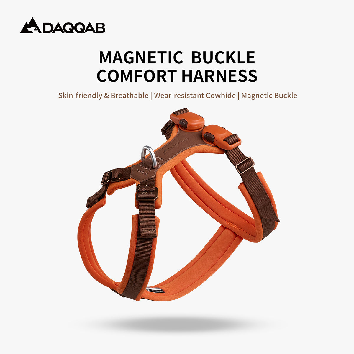 DAQQAB Magnetic Buckle Belly Pad Dog Harness