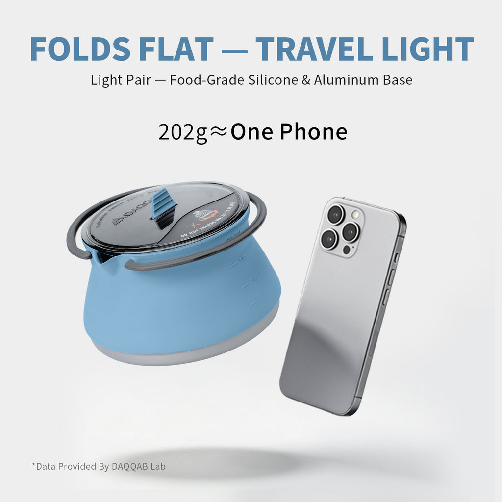 DAQQAB Lightweight Foldable Pet Bowl
