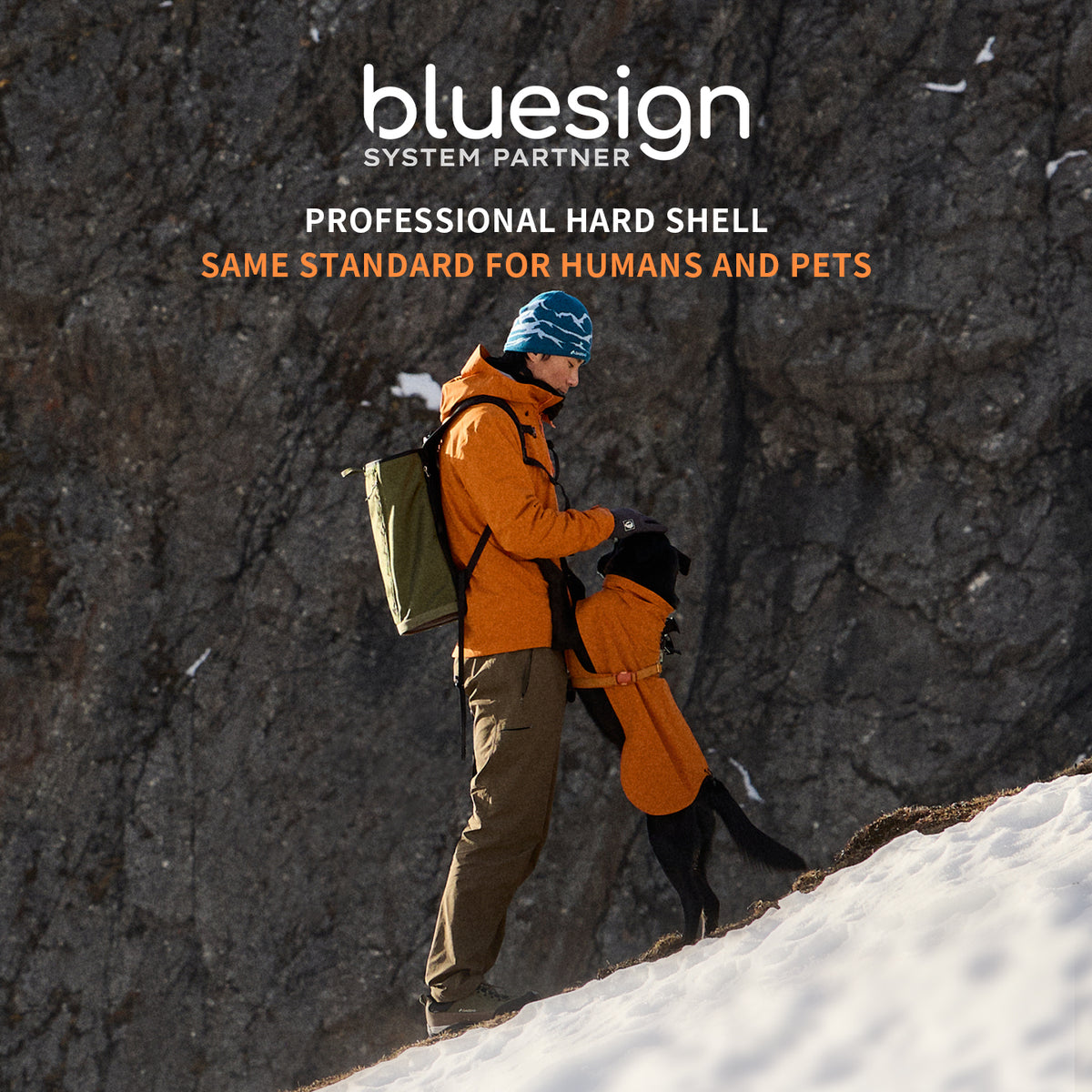 DAQQAB Pet Waterproof Hiking Shell Jacket