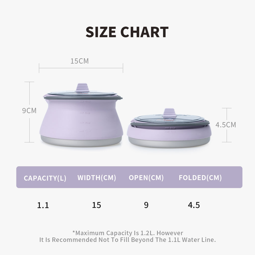 DAQQAB Lightweight Foldable Pet Bowl